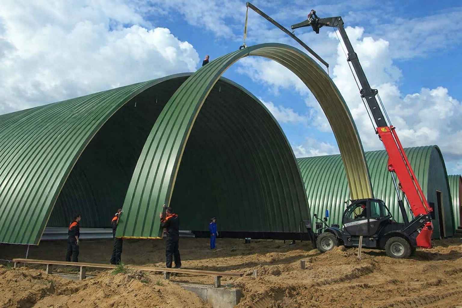 Готовая арочная конструкция